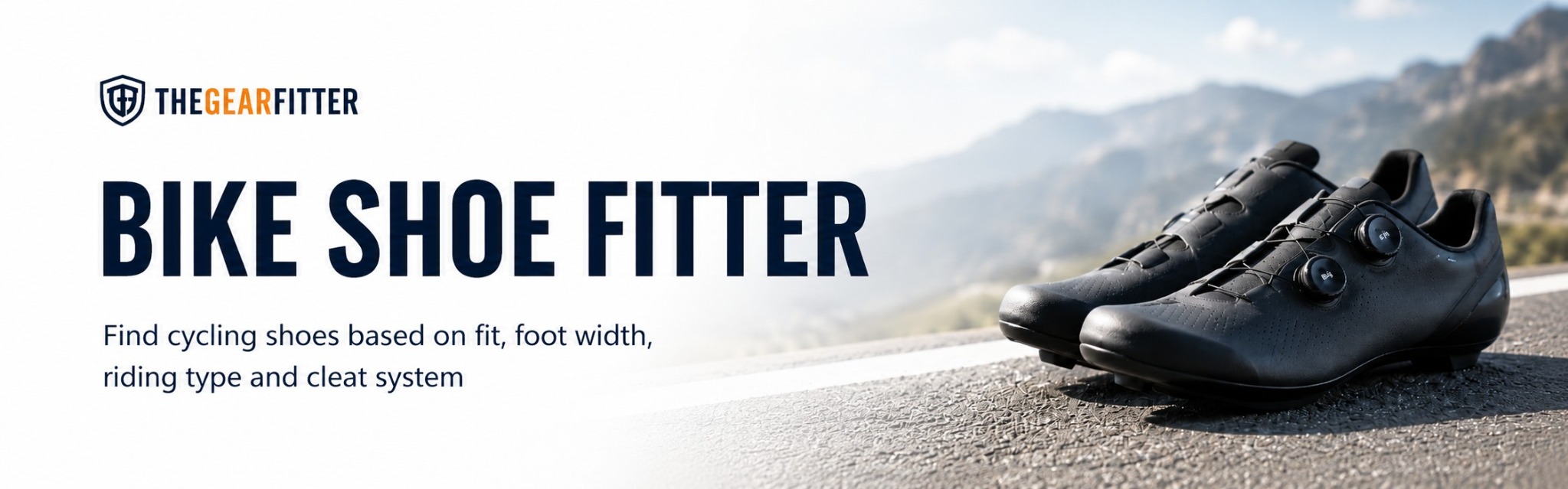 Bike Shoe Fitter — find cycling shoes by riding type, foot width and cleat system