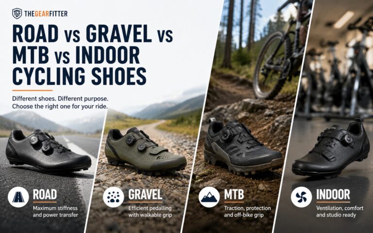 Road vs Gravel vs MTB vs Indoor Cycling Shoes: What’s the Difference?