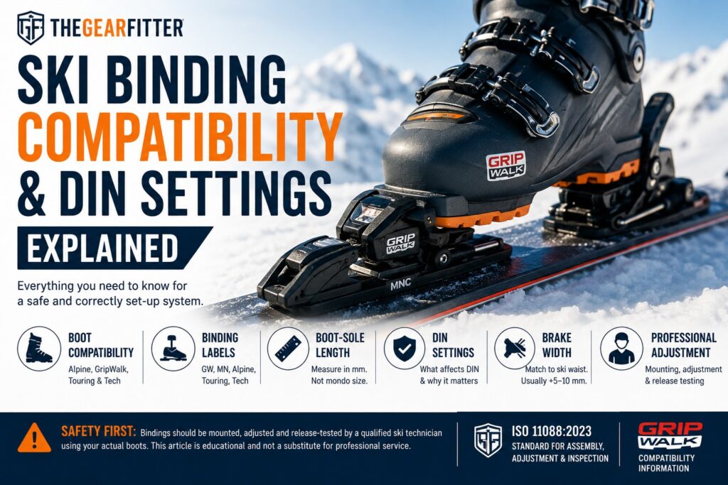 Ski Binding Compatibility Guide: Boot Soles, GripWalk & DIN Settings