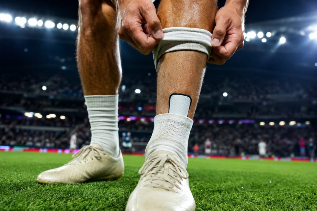 Why Are Pr Football Players Wearing Shin Pads This Small?
